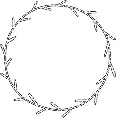 Obraz premium Circle frame