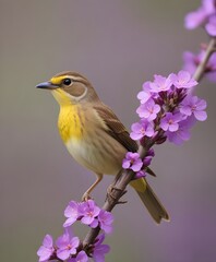 Obraz premium robin on a branch