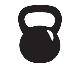 Fototapeta premium Dumbbell isolated on white background. Weight isolated on white background. strength training kettlebell workout design