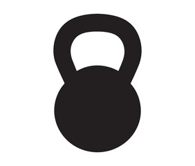 Fototapeta premium Dumbbell isolated on white background. Weight isolated on white background. strength training kettlebell workout design