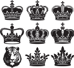 Luxury Ornamental Tattoos Vintage Vector Bundle | Baroque, Royal Frames & Floral Designs