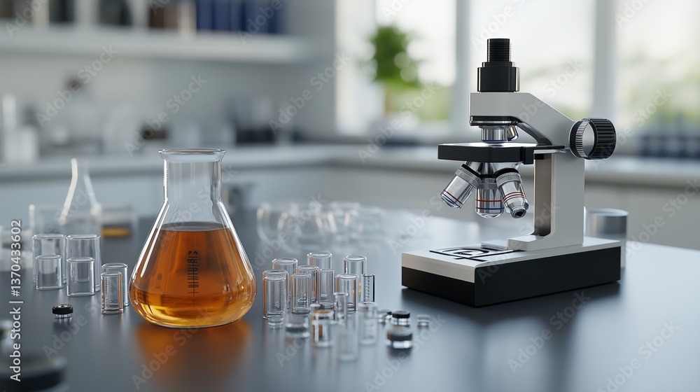 Poster close-up of a precision micrometer for accurate measurements of small objects in a lab