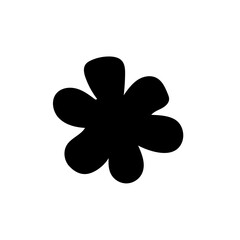 Black deferent Arrow and shape Icon Isolated on White Background – Vector Illustration