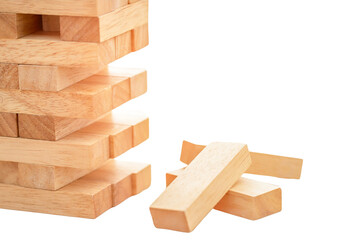 wooden building blocks