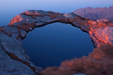 Mountaintop Pool at Dawn