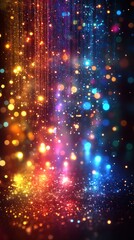 Obraz premium Abstract glowing lights