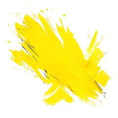 yellow paint splash