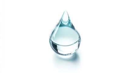 Single Water Droplet with Fine Details