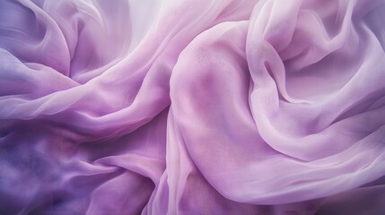 Obraz premium Elegant Draped Lavender Purple Silk Fabric Texture