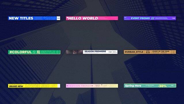 Lower Thirds: Stripes