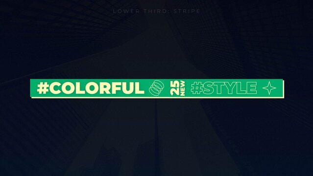 Lower Third: Stripe 02