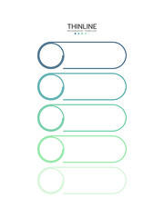 Obraz premium 5 Elements placed in vertical row. Concept of 5 successive steps of project development process. Flat infographic design template. Simple vector illustration for business analytics.