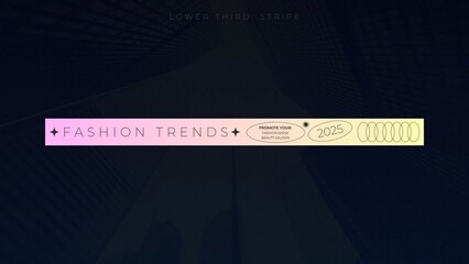 Lower Third: Stripe 06