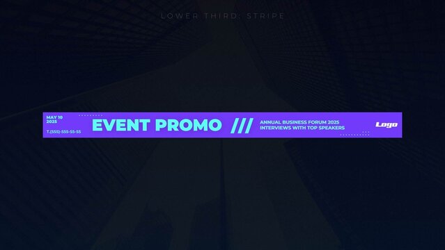 Lower Third: Stripe 07