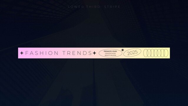 Lower Third: Stripe 06