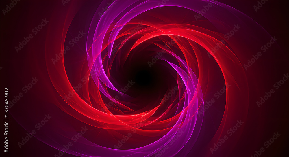 Poster light trails swirling effect. technology backdrop for design projects related to future developments