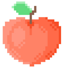 Fototapeta premium Pixel Peach