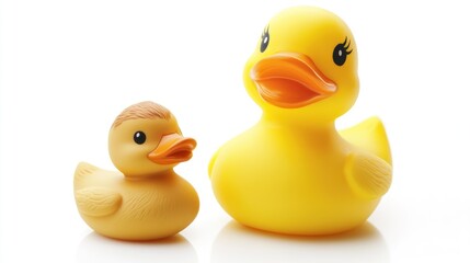 Rubber Duck Mama and Ugly Duckling