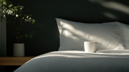Morning quiet in a cozy bedroom