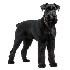 Obraz premium Giant Schnauzer AI Generated Image