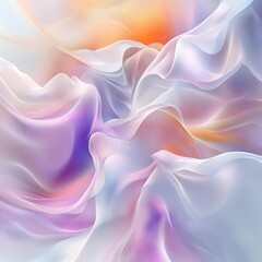 Obraz premium Abstract background with soft pastel colors and flowing shapes