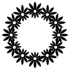 daisy chain pattern vector art design