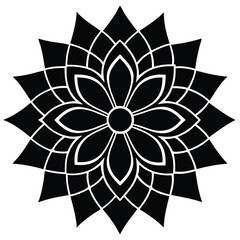 lotus mandala vector art design