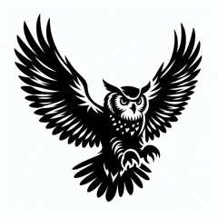 Obraz premium Different Bird Silhouettes in a Wildlife Illustration