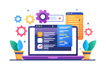 vector illustration of a set of web elements