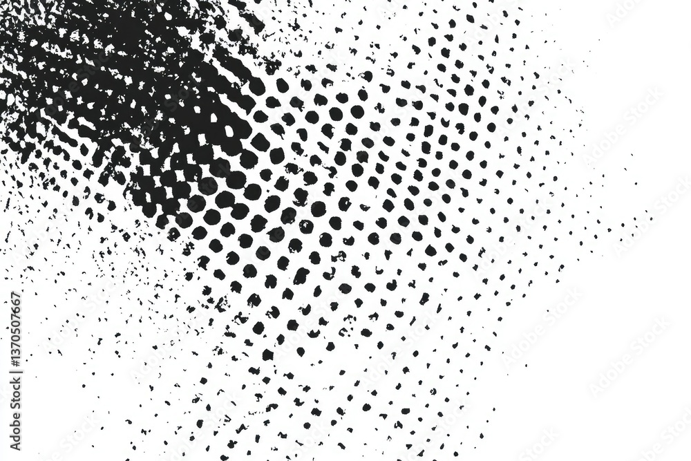 Poster abstract black and white powder dispersion creating a dynamic visual effect. suitable for artistic b