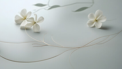 Simple but beautiful design using simple flower motifs or calm curves or straight lines with soft lines with pencil or ink