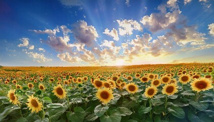 Obraz premium Celebrate the magic of a sunlit landscape. 