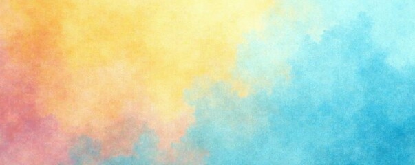 Abstract pastel paper backdrop, blue and yellow gradients, gradient, surface