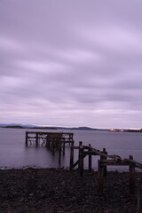 hawcraig pier in aberdour scotland