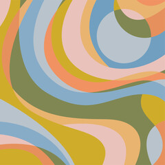 Obraz premium Abstract art background with hand drawn doodle lines art.