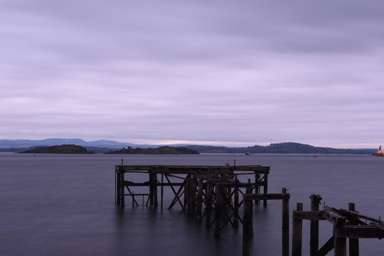 hawcraig pier in aberdour scotland