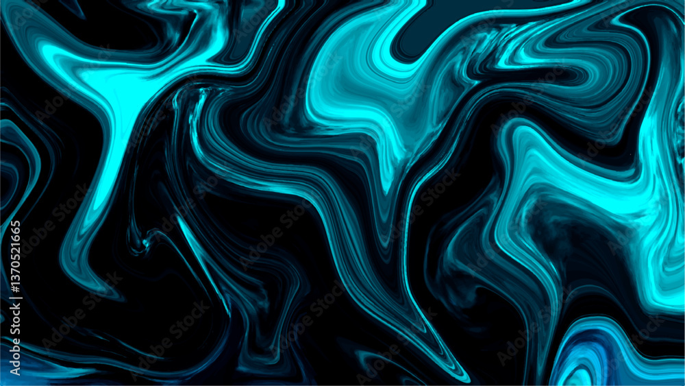 Poster abstract colorful liquid background smooth wave and glossy. luxurious colorful liquid marble surface