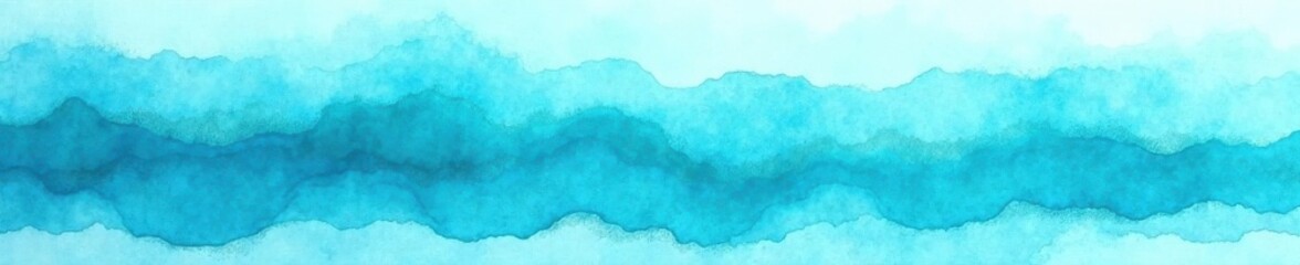 Layered aquamarine watercolor washes, textured stripes , hue, palette