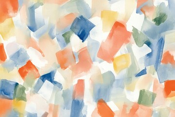 Abstract Watercolor Texture Pastel Hues Burst.