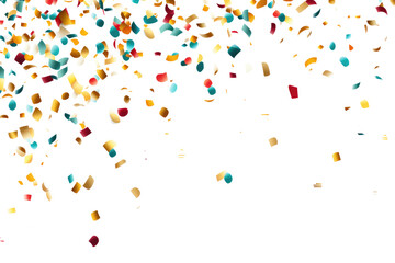Isolated Confetti PNG on transparent background