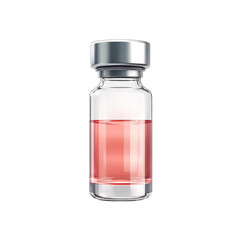 Small Glass Vial with Liquid
