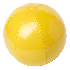 Yellow Color Ball PNG – Isolated on White Background