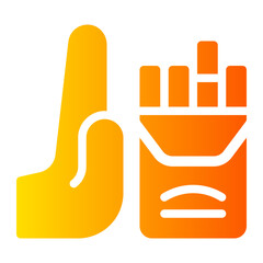 cigarette gradient icon
