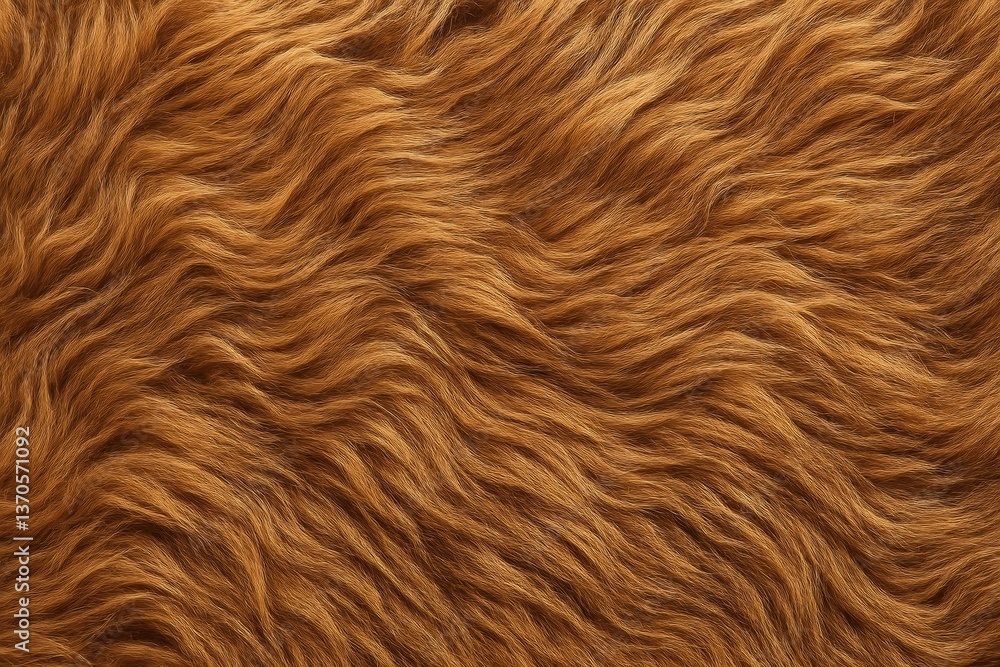 Poster soft, textured brown fur background creating a warm and inviting pattern, ideal for design projects 