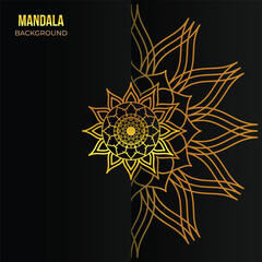 Golden Radiance Luxury Mandala Design