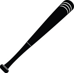 Baseball Bat Silhouette Vector