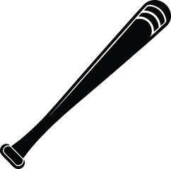 Baseball Bat Silhouette Vector