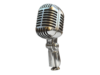 vintage retro microphone  