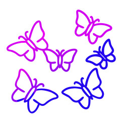 Butterfly vector 17