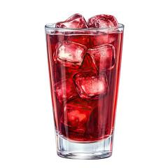red drink cocktail